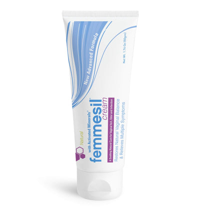Femmesil Feminine Care Vaginal Health Antifungal Cream for Relief from Yeast Infection, Vaginal Itch & Irritation