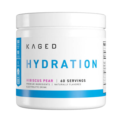 Kaged Sugar Free Hydration - 5 Key Electrolytes - Coconut Water - Tastes Amazing - 60 Servings