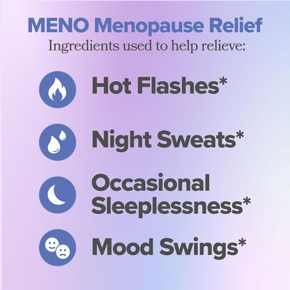 MENO Menopause - Relieve Hot Flashes & Night Sweats - 60-Day Supply