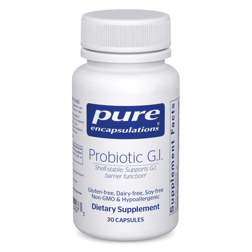 supplement products​Pure Encapsulations Probiotic G.I. - Shelf Stable Probiotic for Intestinal Health & Gastrointestinal Support* - with Lactobacillus & Bifidobacterium - 30 Capsules - JerryCherryUSA