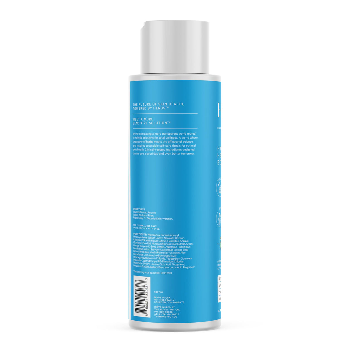 The Honey Pot Company - Body Wash for Women - Coconut Shea Hydrating Body Cleanser