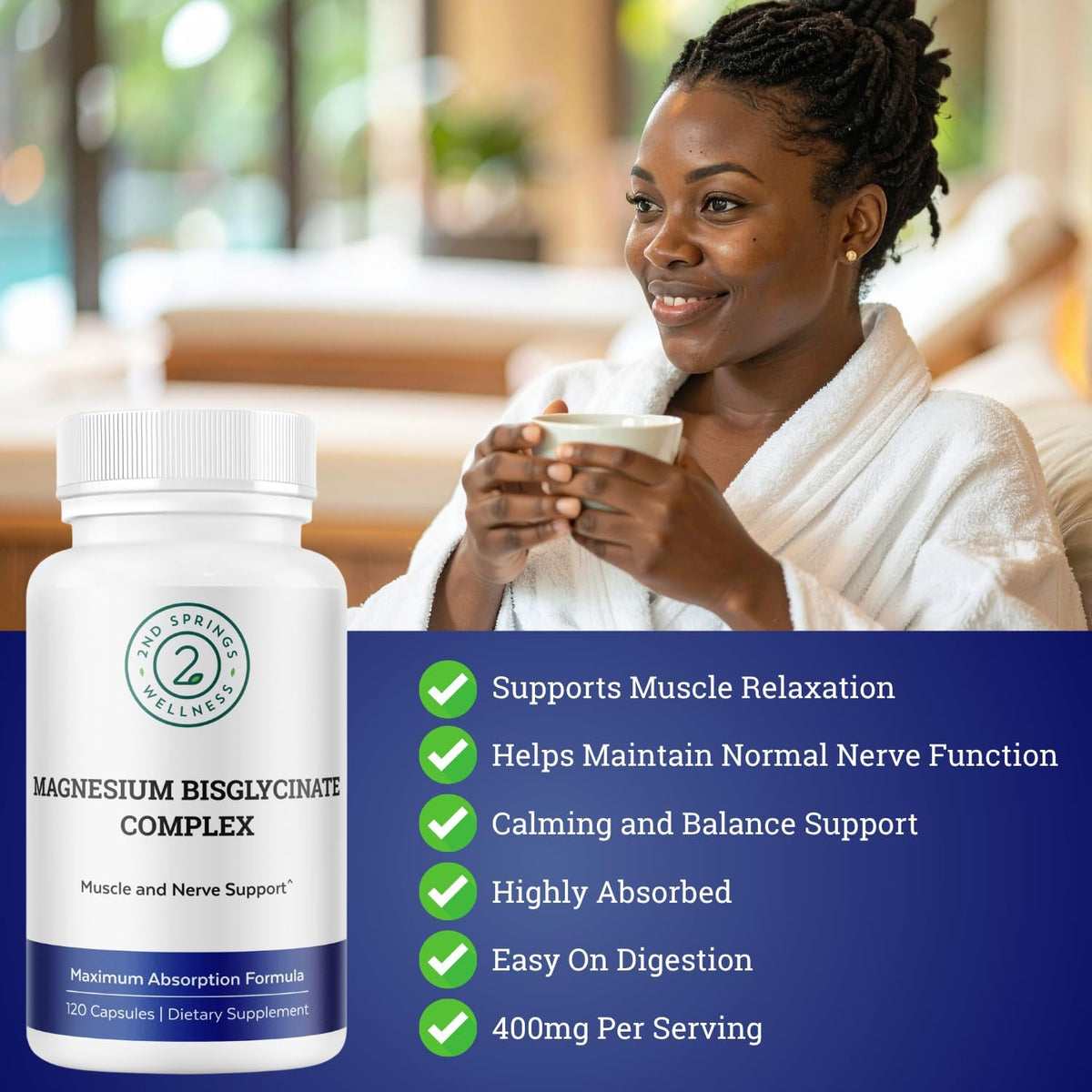 Women’s Daily 7 Essentials Vitamin Pack + Magnesium Bisglycinate Complex - Complete Nutrient Support for Energy, Immunity, Digestion, Muscle Function, Focus, and Overall Wellness