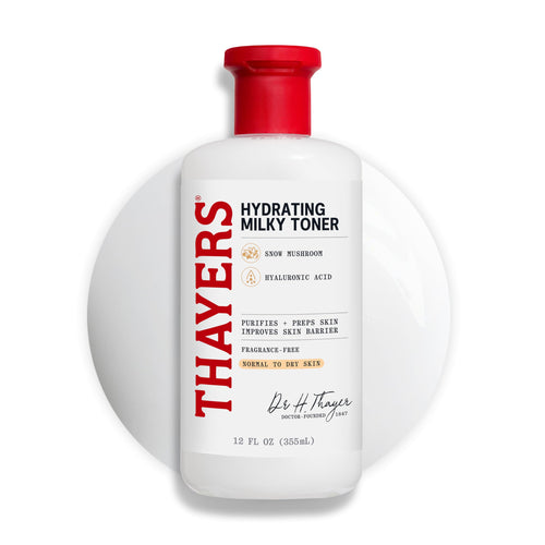 THAYERS Milky Face Toner Skin Care with Snow Mushroom Tremella and Hyaluronic Acid
