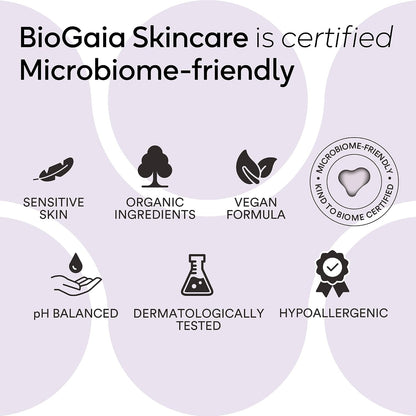 BioGaia Soothing Face & Body Lotion - Scandinavian Babies & Kids Skincare - Certified Microbiome-Friendly - Organic Oils & Omega Fatty Acids