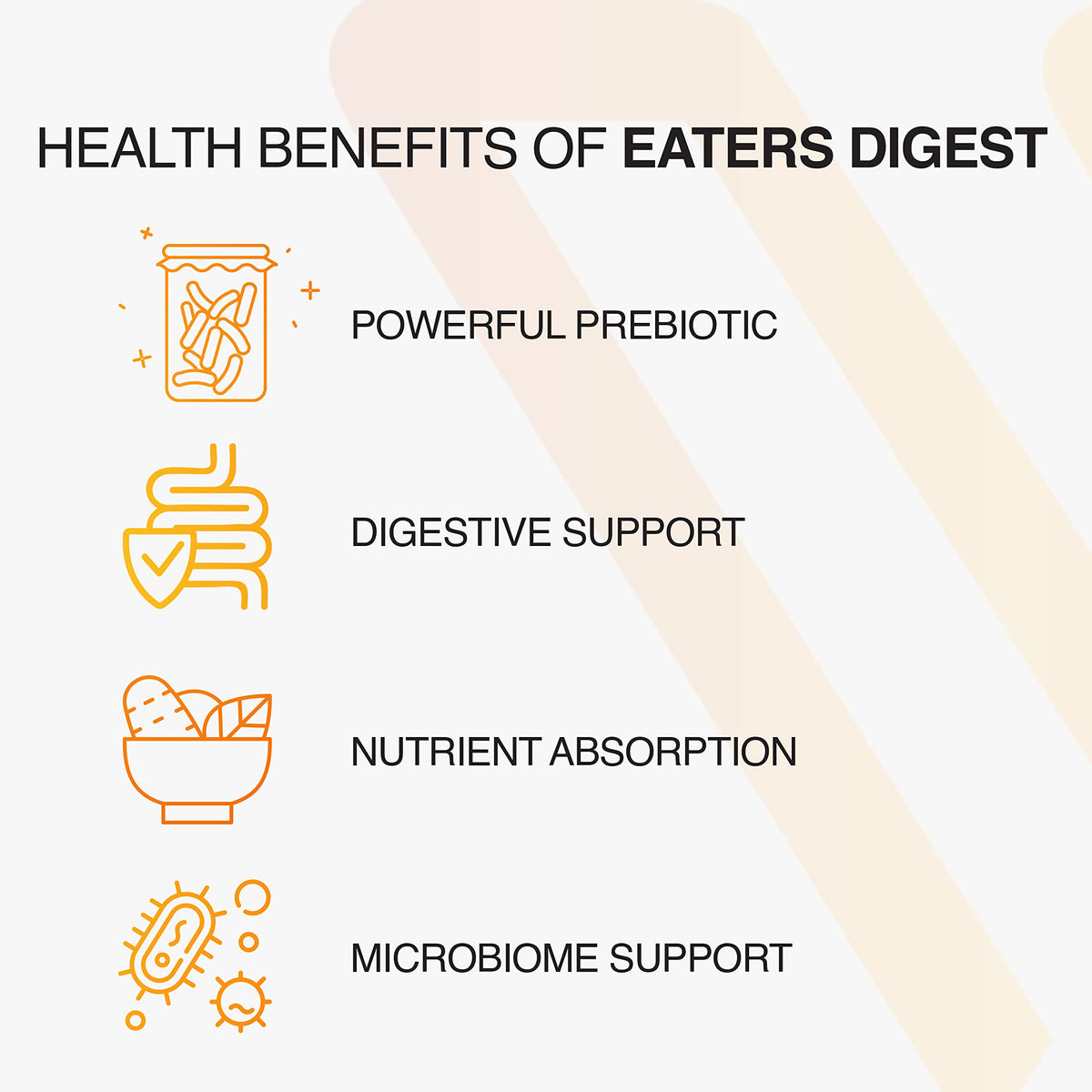 Vatellia Life New from Eaters Digest - Prebiotic - Probiotic - Digestive Support - Gut Soothing - Healthy Gut Lining - Max Nutrient Absorption