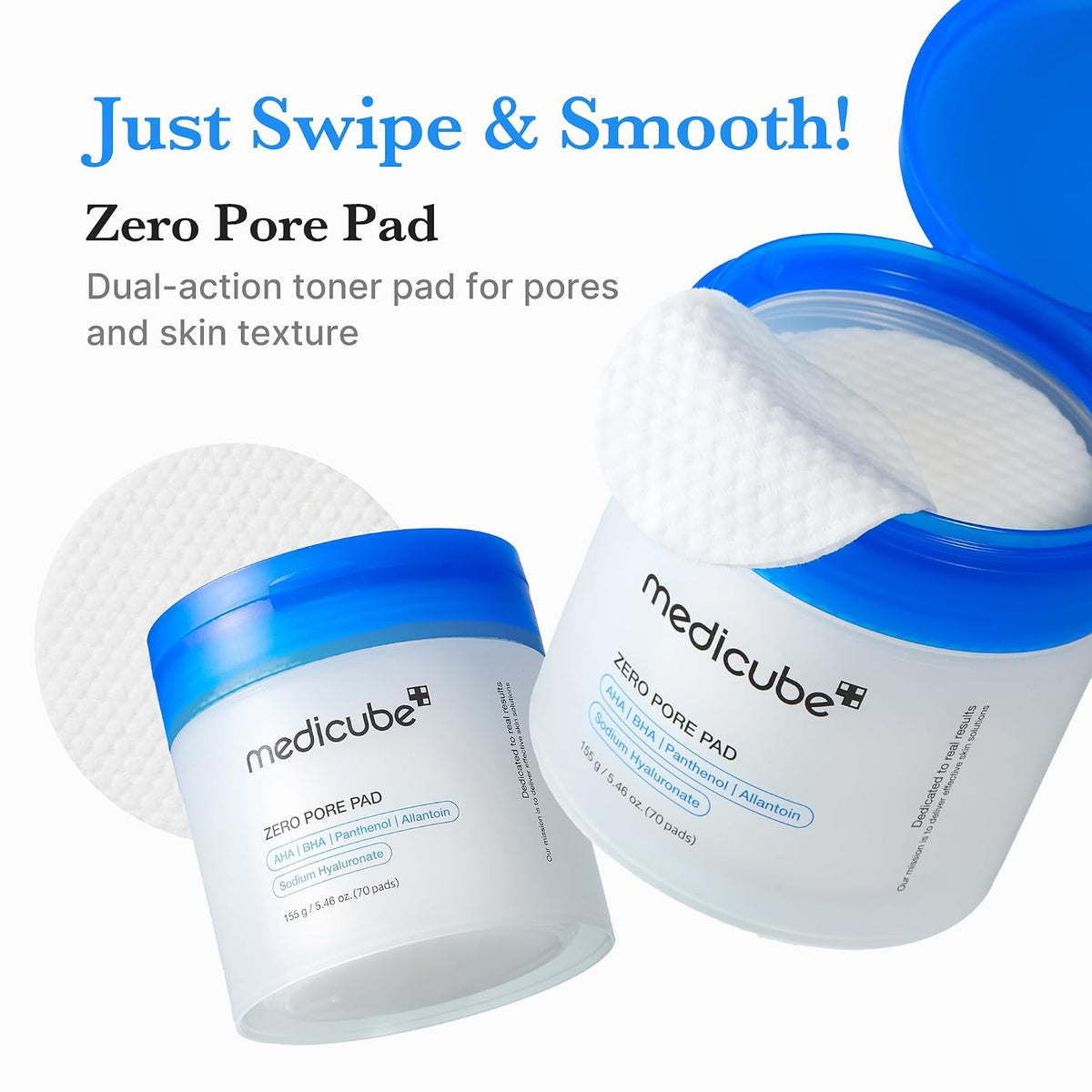 Medicube Zero Pore Pad 2.0 – Exfoliating Toner Pads for Pore & Sebum Care