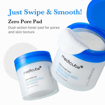 Medicube Zero Pore Pad 2.0 – Exfoliating Toner Pads for Pore & Sebum Care