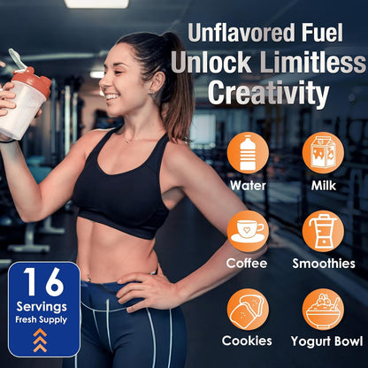 DRFOSTER Whey Protein Isolate Powder Unflavored, 26g Protein, 1.1 lbs - Grass Fed Whey Isolate, Muscle Recovery & Growth, Fitness Goal, Post-Workout, Sugar Free, Keto Friendly, Non-GMO, Low Calorie