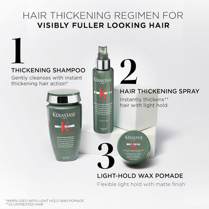 Kerastase Genesis Homme Bain De Masse Shampoo - For Men, 8.5 Fl Oz