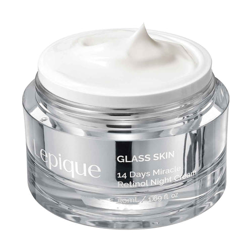 Lepique Retinol Night Cream 1.69oz - No.1 Korean Premium Overnight Repair Cream for Face and Neck