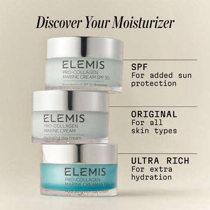 ELEMIS Pro-Collagen Marine Cream SPF 30 – Anti-Wrinkle Moisturizer with Broad-Spectrum SPF