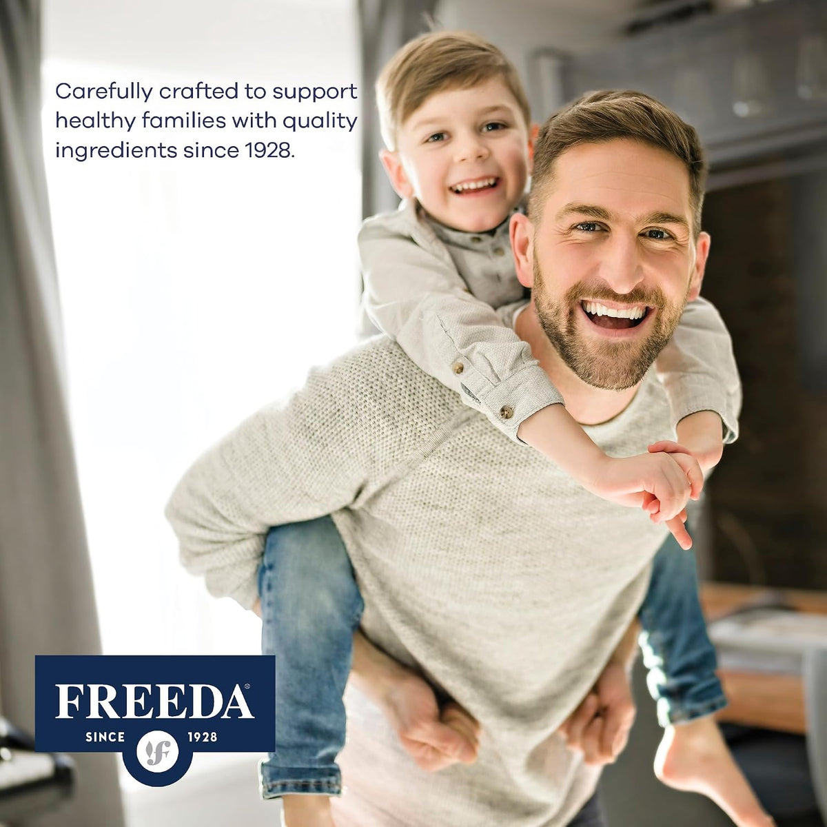FREEDA Buffered Vitamin C 500mg for Immune Support - 100 Capsules - Includes 50mg Calcium - Supports Immune Health & Antioxidant Defense - Gentle on Stomachs, Kosher, Vegan, & Made in USA