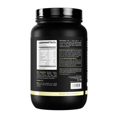 Kaged Premium Casein Protein Powder - Vanilla - Micellar Casein - Banned-Substance Free Supplement, Build Muscle, Recover Faster - Kasein - 28 Servings