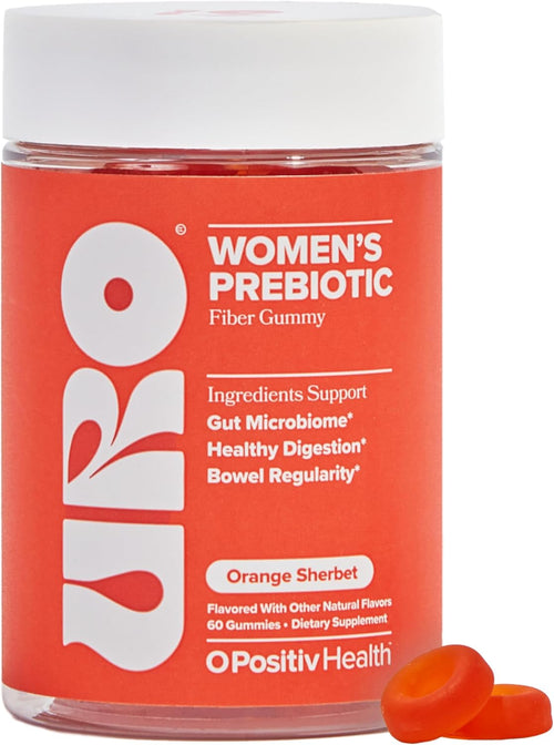 URO Fiber Gummies for Gut Health - Chicory Root Inulin - 30-Day Supply