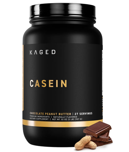 Kaged Premium Casein Protein Powder - Vanilla - Micellar Casein - Banned-Substance Free Supplement, Build Muscle, Recover Faster - Kasein - 28 Servings