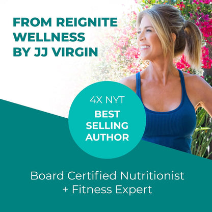 Reignite Wellness by JJ Virgin - Magnesium Body Calm - Chelated Magnesium Supplement for Energy Production, Sense of Calm & Immune Support - Magnesium Bisglycinate Chelate Complex - 120 Capsules