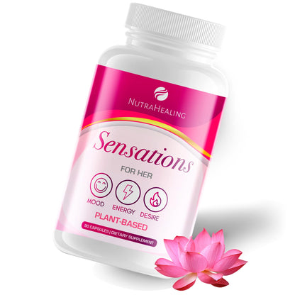 Sensations - Hormone Balance for Women | Mood, Energy & Libido Booster | Natural Plant-Based