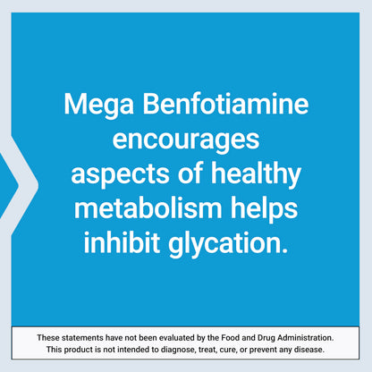 Life Extension Mega Benfotiamine 250 mg, 180 Vegetarian Capsules - 250 mg of benfotiamine and 10 mg of thiamine (vitamin B1) per capsule. Non-GMO, Gluten Free, Vegetarian.