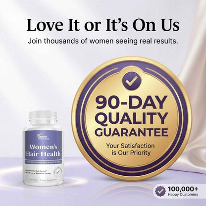 Dr Vitamin Women's Hair Health - Hair, Skin & Nails Support with Biotin & Collagen - 60 Tablets