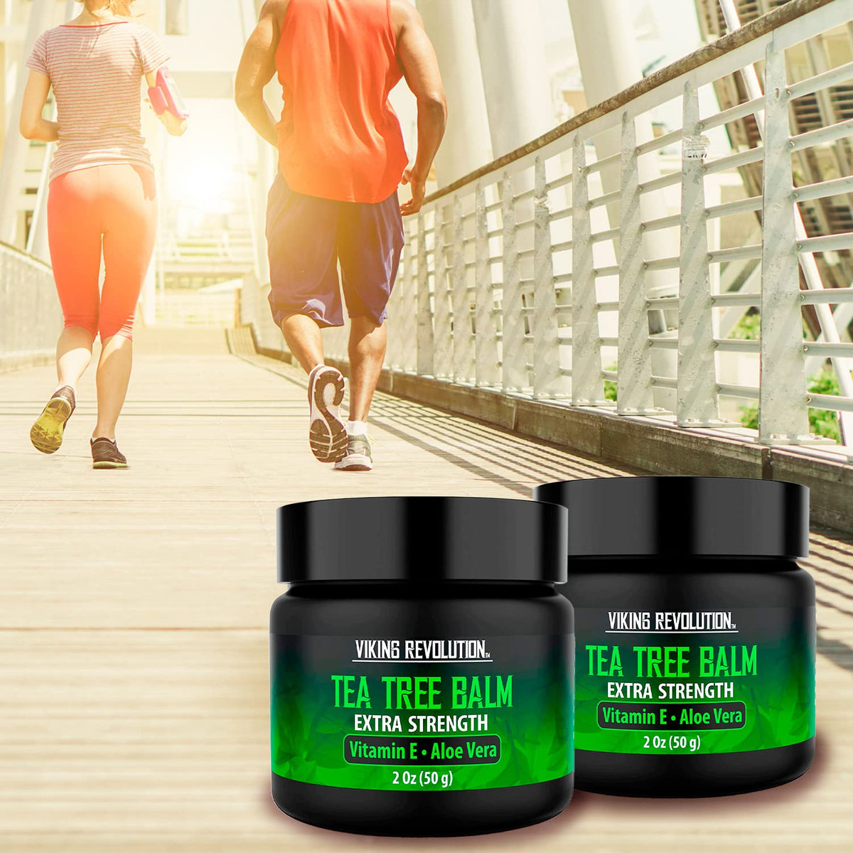 Viking Revolution Tea Tree Oil Cream - Super Balm Athletes Foot Cream - for Eczema