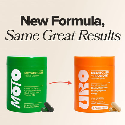 URO Metabolism + Probiotic for Energy & Gut with Chromium - 30-Day Supply
