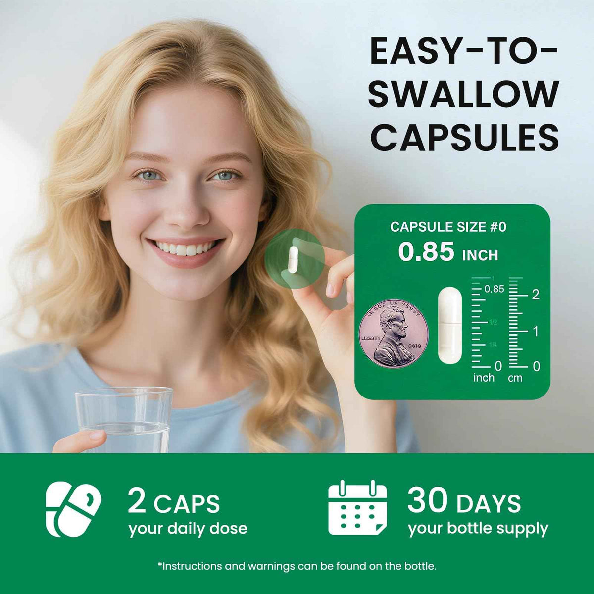 PhosphatidylSerine Memory & Focus Supplement with DHA, Spearmint, Magnesium & Ashwagandha - Brain Clarity, Stress Relief & Cognitive Support - Gluten-Free Vegan, 60 Capsules