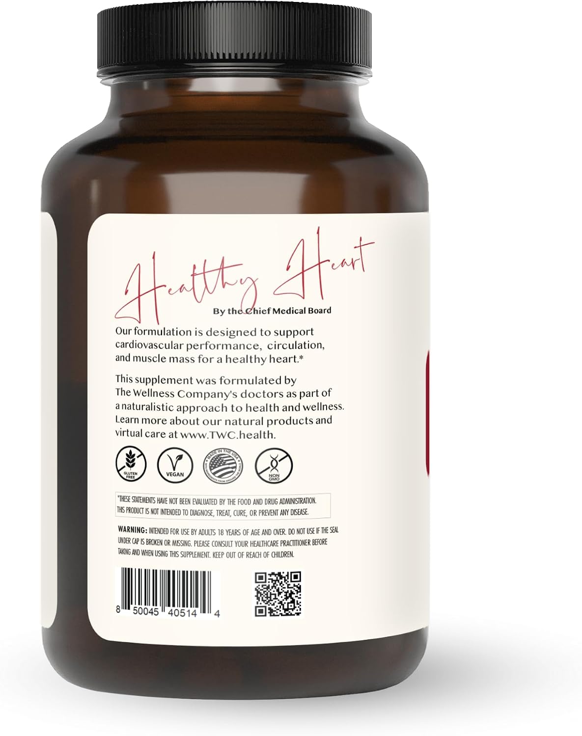 Healthy Heart - Grape Seed Extract & Taurine, Cardiovascular Support, 120ct