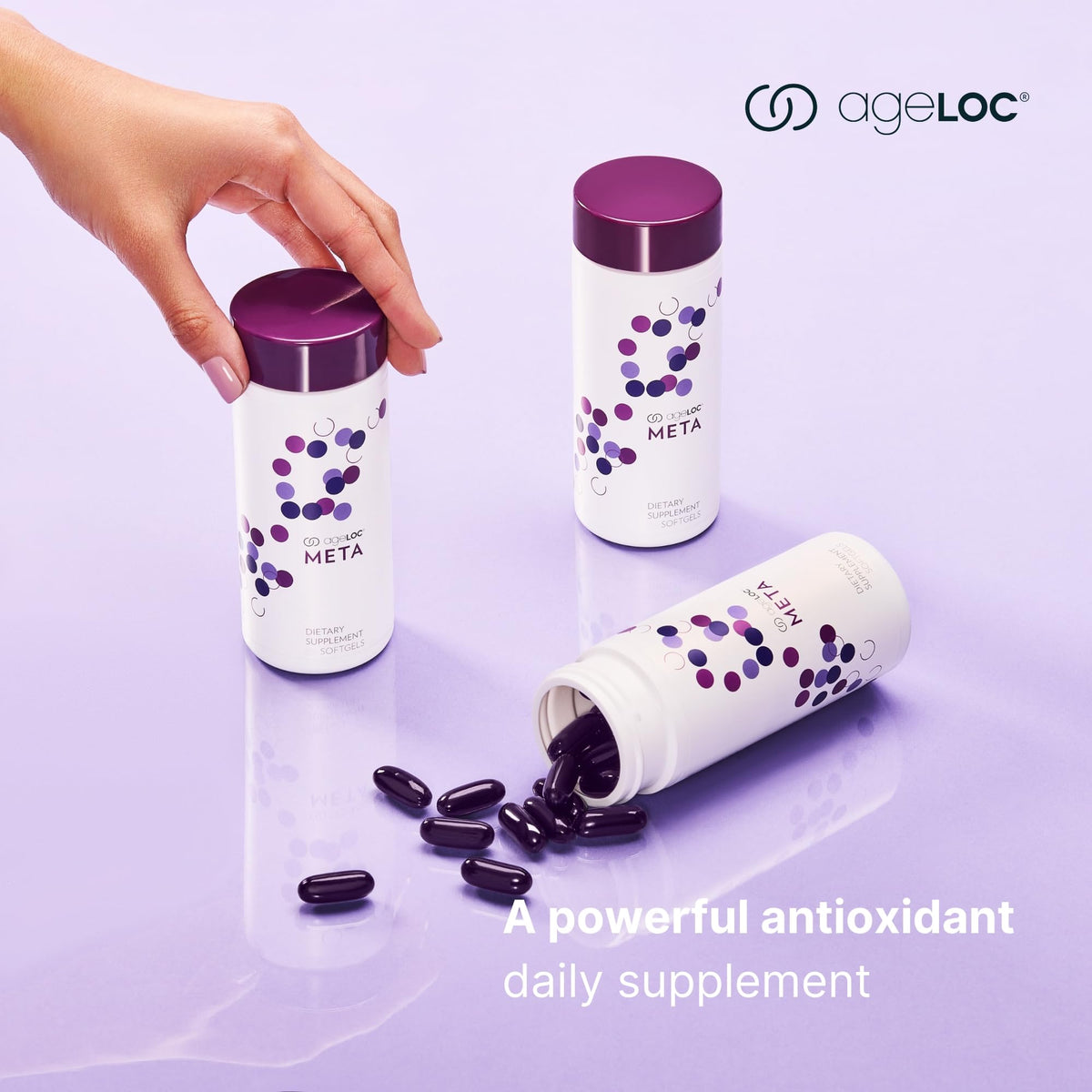 Nu Skin ageLOC Meta - Premium Dietary Supplement - Advanced Soft Gel Capsules Promoting Metabolic Health, Immune Support, Antioxidant Defense, and Improved Gut Health