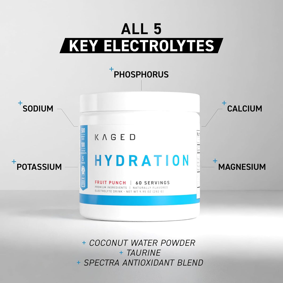 Kaged Pre Workout Sport & Hydration - Runners Bundle - Pre, Post, Intra Workout Supplement - Energy Sports Drink Mix