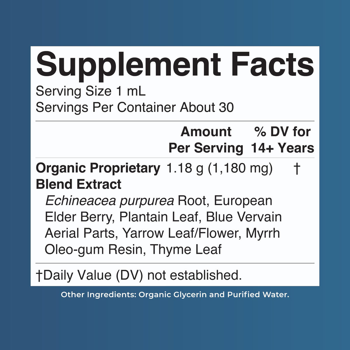 MARYRUTH'S Lymphatic Support Liquid Drops USDA Organic - Herbal Blend with Echinacea & Elderberry - Blue Vervain