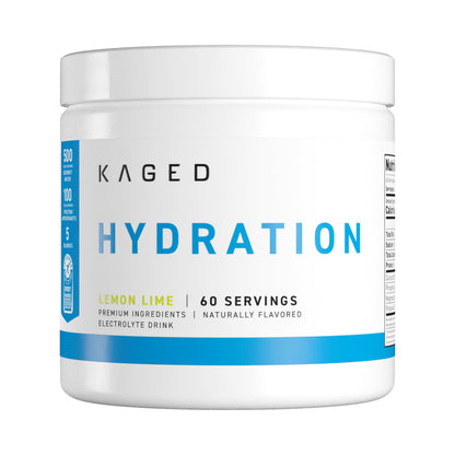 Kaged Sugar Free Hydration - 5 Key Electrolytes - Coconut Water - Tastes Amazing - 60 Servings