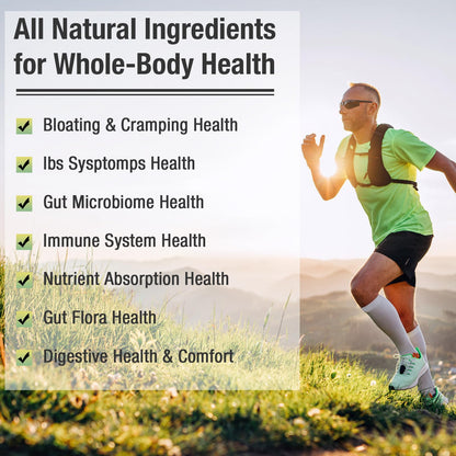 Ascuoli Probiotics for Women & Men - 300 Billion CFU, 24 Strains Probiotics + 15 Organic Herbs Blend, Daily Probiotic for Digestive Health
