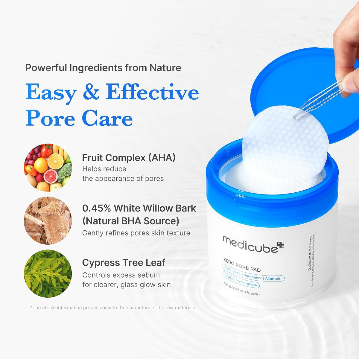 Medicube Zero Pore Pad 2.0 – Exfoliating Toner Pads for Pore & Sebum Care