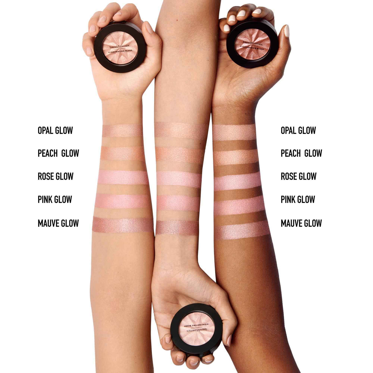 bareMinerals Gen Nude Highlighting Blush, Pink Glow, Vegan, Cruelty-Free & Dermatologist-Tested