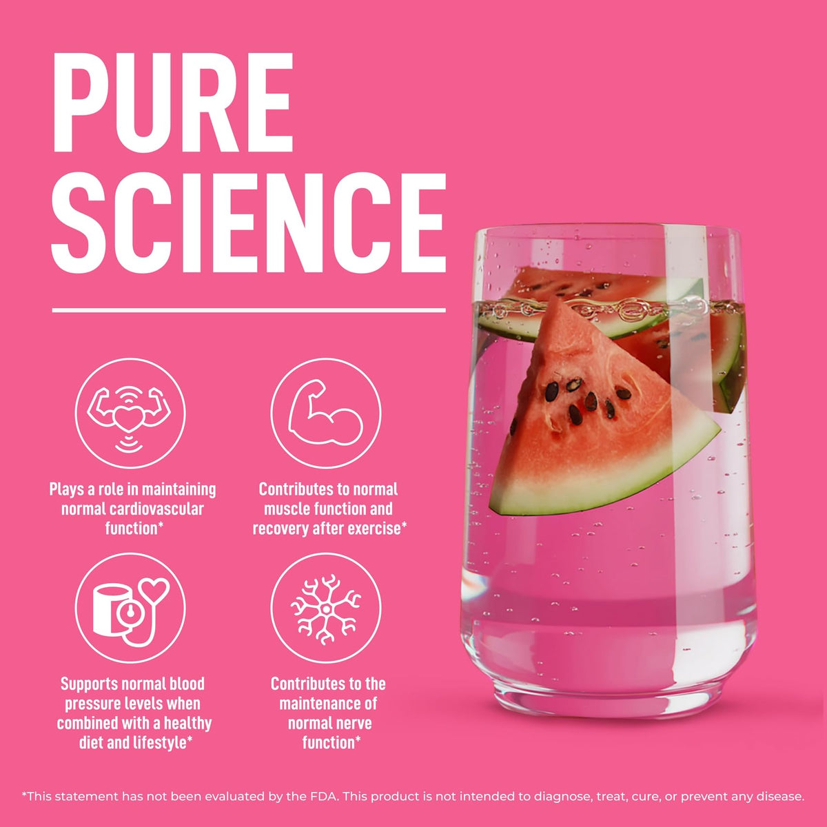 Keppi Electrolytes Powder - Watermelon Flavor - 50 Servings - Electrolytes Powder No Sugar for Hydration - Keto & Fasting Friendly Electrolyte Drink w/Magnesium