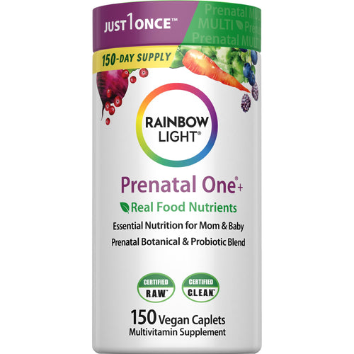Rainbow Light Prenatal One Multivitamin Support from Conception to Postnatal, High Potency