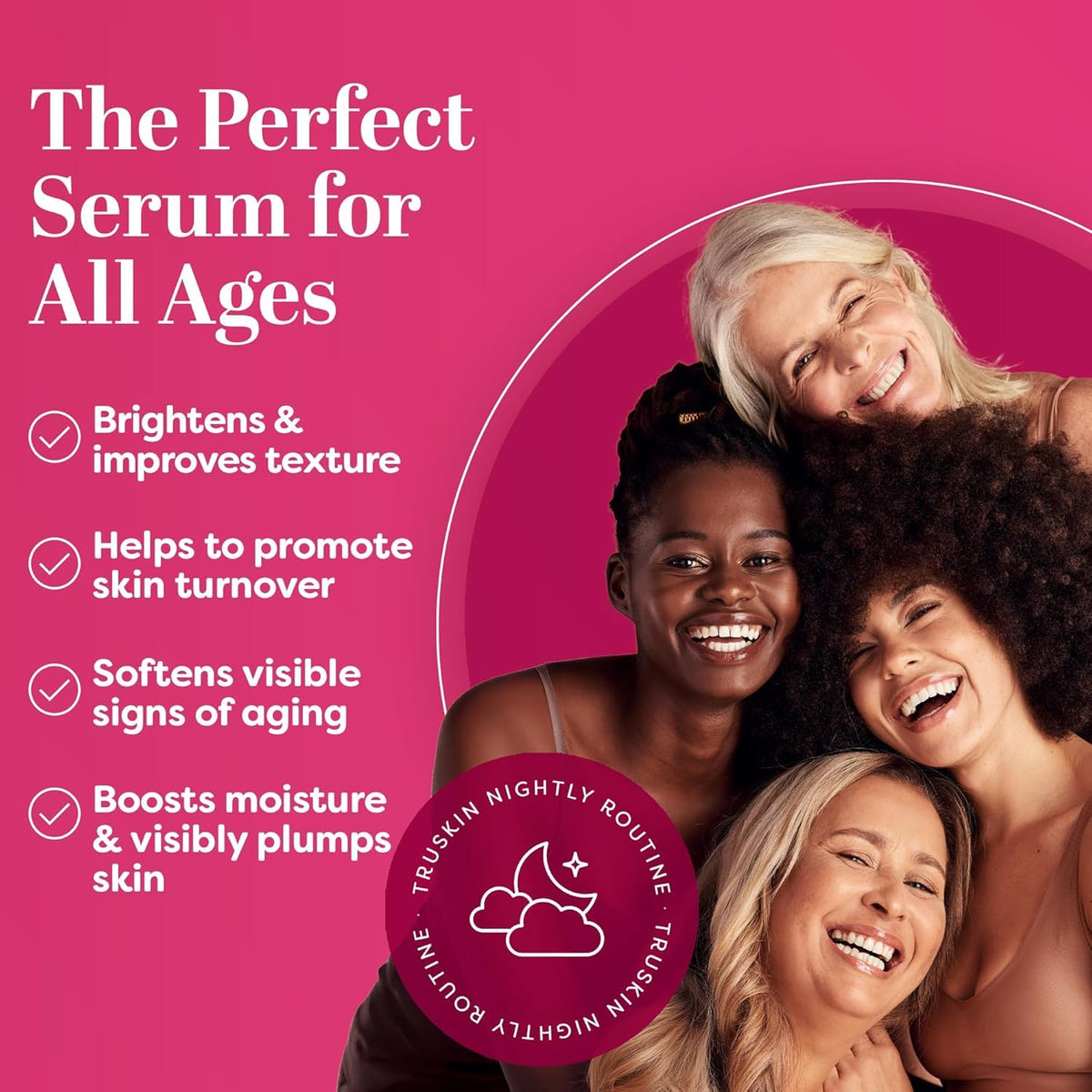 TruSkin Vitamin C Super Serum & Moisturizer Duo, 1 fl oz & 2 fl oz - Two-step Vitamin C routine to brighten, hydrate and support smoother, firmer-looking skin
