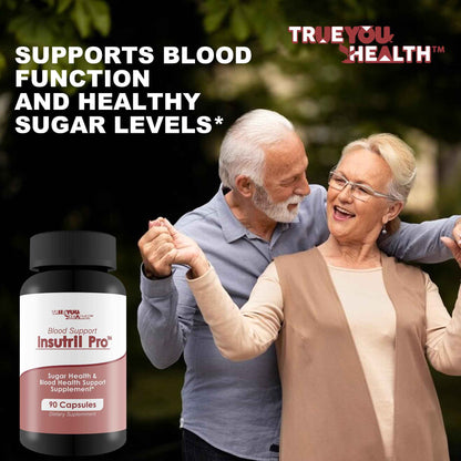 Blood Support Insutril Pro - Our Best Sugar Health & Blood Health Support Supplement - Circulatory Health Support - Blood Balance Blood Boost Blood Circulation Supplements - Health Blood Balance Pills