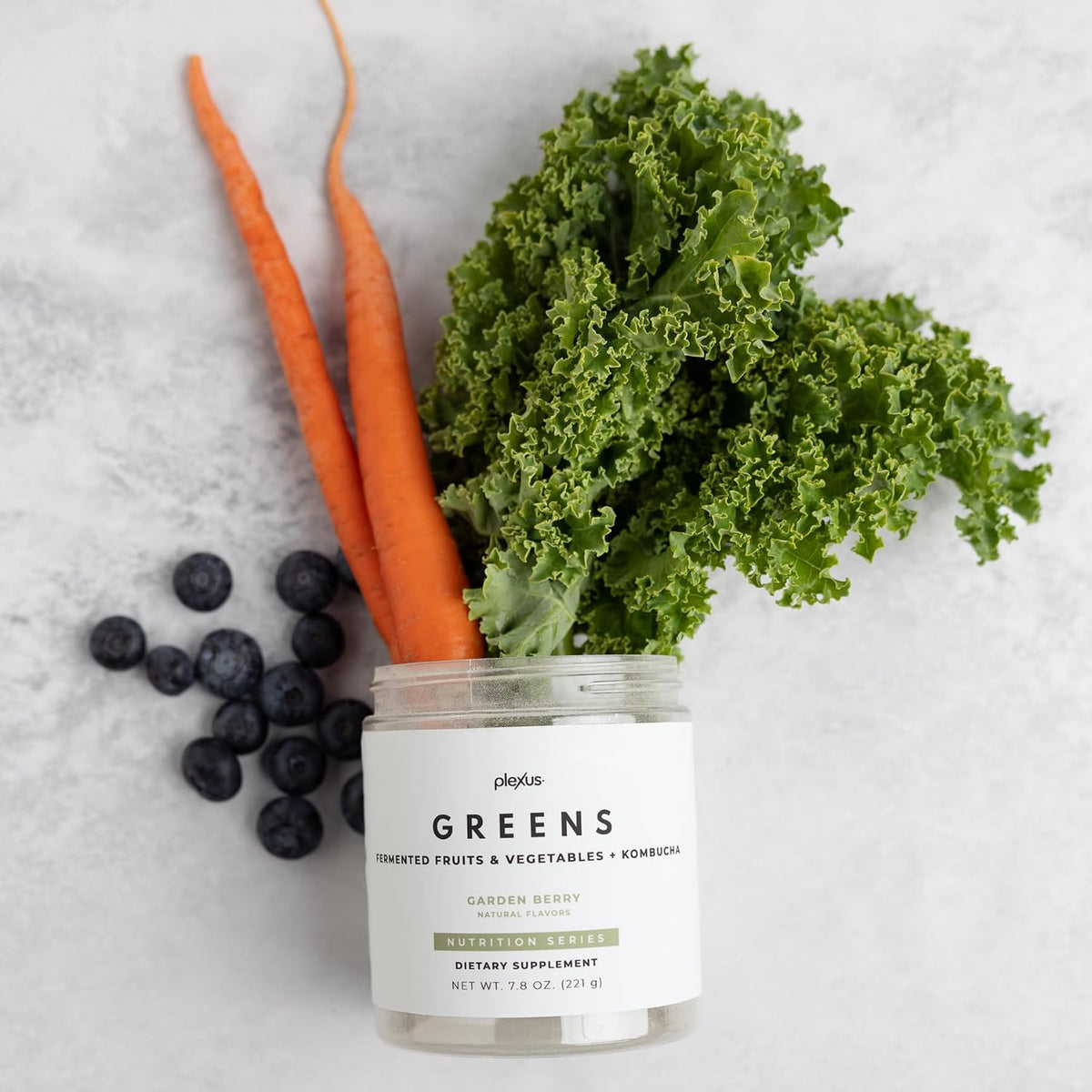 Plexus Greens - Fermented vegetable powder with kombucha tea blend - adds greens to your diet and supports antioxidant wellness