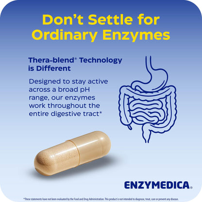 Enzymedica Digest Gold - Digestive Enzyme Supplement for Women & Men, Enzyme Capsules for Digestion, Gut Health Support, Helps Gas & Bloating, ATPro Energy Support