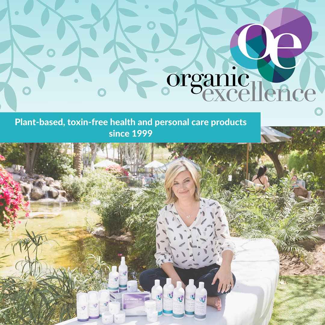 Organic Excellence Sulfate Free Conditioner - Fragrance, Gluten, Paraben Free, Color Safe. Organic Herb Extracts and Oils, Natural Hair Care for the Whole Family, 16 fl ounces (473 ml)