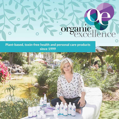 Organic Excellence Sulfate Free Conditioner - Fragrance, Gluten, Paraben Free, Color Safe. Organic Herb Extracts and Oils, Natural Hair Care for the Whole Family, 16 fl ounces (473 ml)