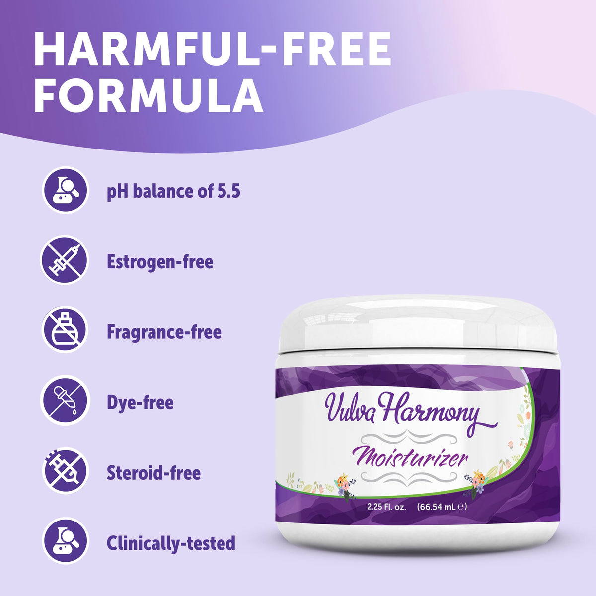 Bloom Krans Vulva Harmony Moisturizer - Vaginal Moisturizer for Women - Dryness, Vaginitis, Itch Relief
