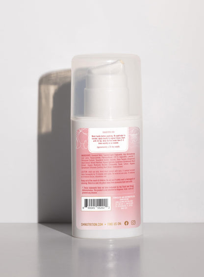 Vulva Rescue Moisturizer Cream - 3oz. PUMP - Soothes Vaginal Itch & Dryness - No Estrogen or Fragrance
