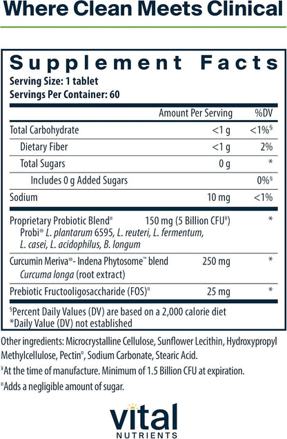 Hyperbiotics Vital Nutrients Pro Men Probiotics - Vegan Advanced Probiotics for Men - Clinically Studied for Prostate Health, Digestive Balance and Gut Health - Gluten, Dairy, Soy Free - 60 Tablets