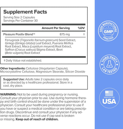 MENO Vaginal Moisture - Hormone-Free Capsules with Maca Root– 30-Day Supply