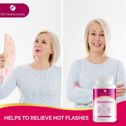 Sensations - Hormone Balance for Women - Mood, Energy & Libido Booster - Natural Plant-Based