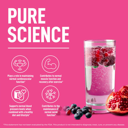 Keppi Electrolytes Powder Packets - Blueberry Pomegranate 30 Servings - No Sugar Hydration Supplement with Potassium, Magnesium, Sodium - Keto, Vegan