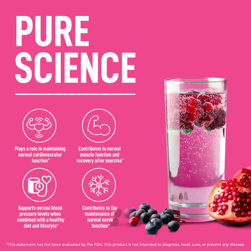 Keppi Electrolytes Powder Packets - Blueberry Pomegranate 30 Servings - No Sugar Hydration Supplement with Potassium, Magnesium, Sodium - Keto, Vegan