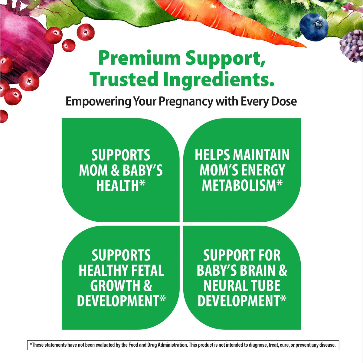 Rainbow Light Prenatal One Multivitamin Support from Conception to Postnatal, High Potency